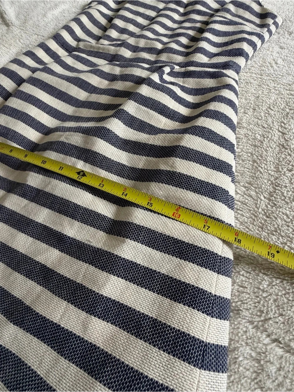 J.Crew Grey Striped Cotton Sheath Dress Sz O Nautical Old Money Quiet Luxury NWT